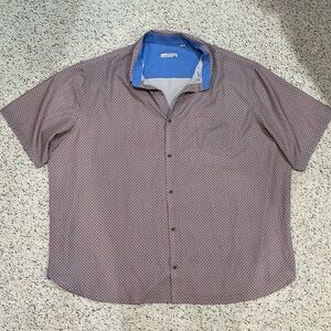 Westport button down sports shirt, short sleeve, 4XB.